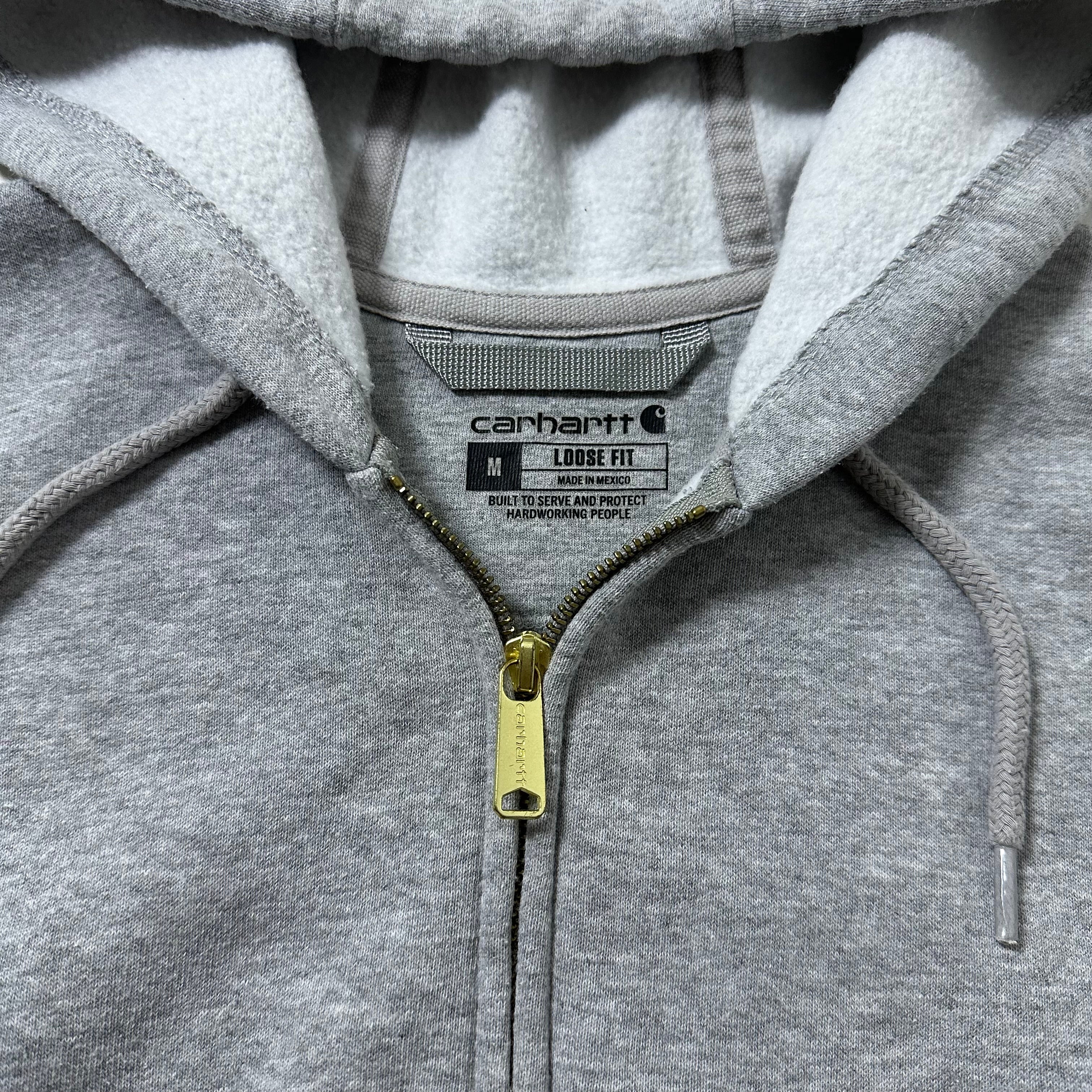 Carhartt Full-zip Hoodie Jacket in Heather Gray (Size Medium) — SOLD