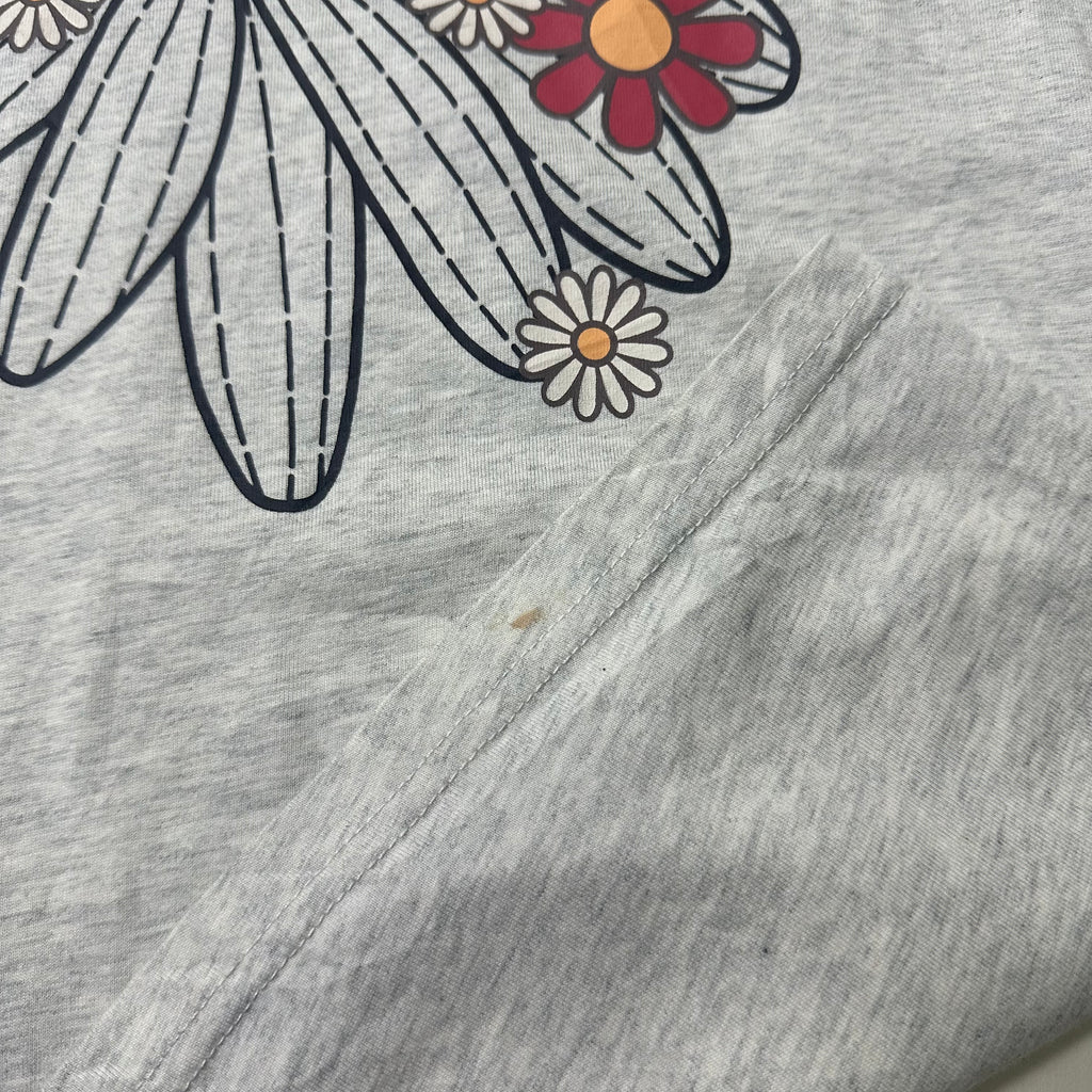 Mardi Mercredi T-shirt Flowermardi Blossom in Gray (One Size)