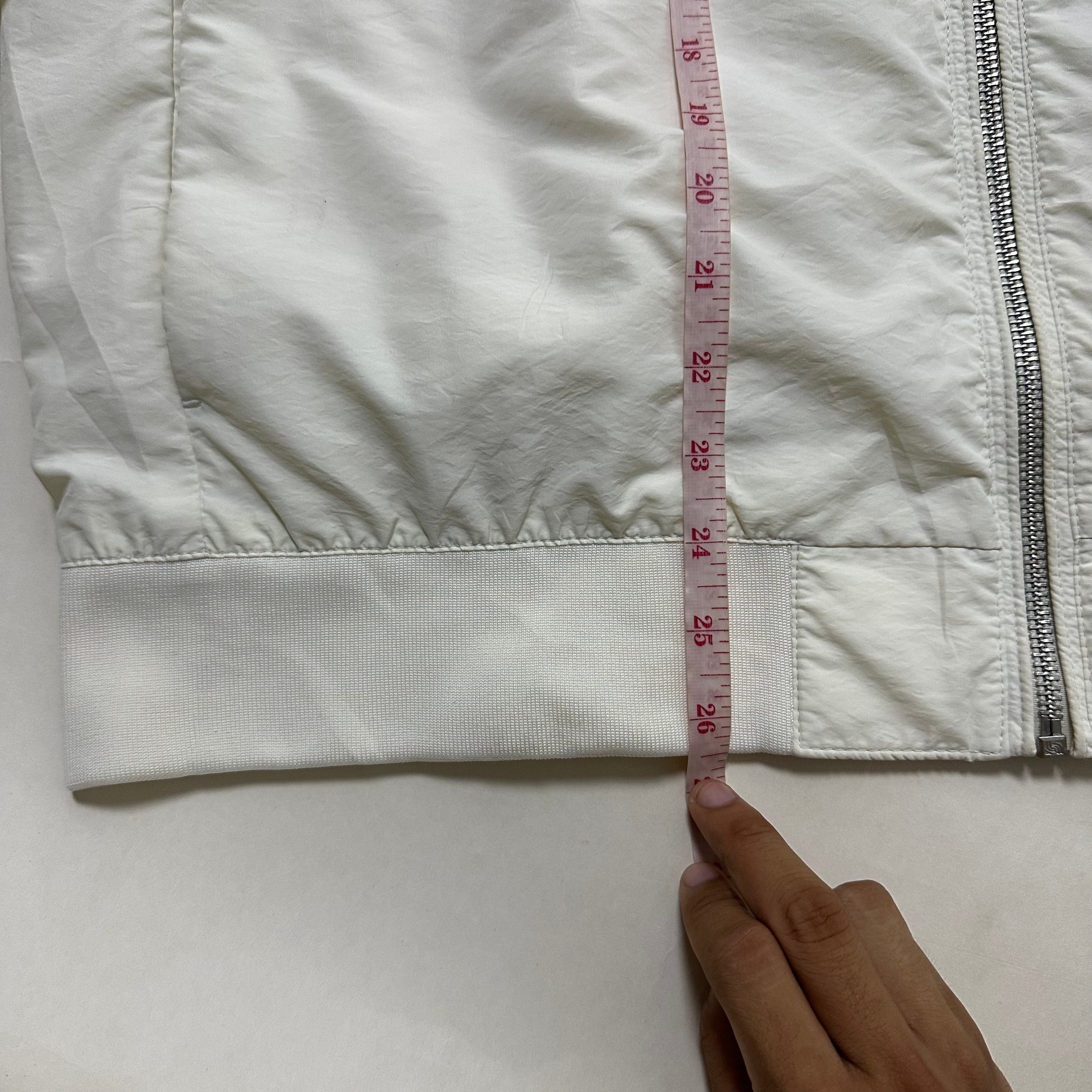 H&M Bomber Jacket in White Size XL