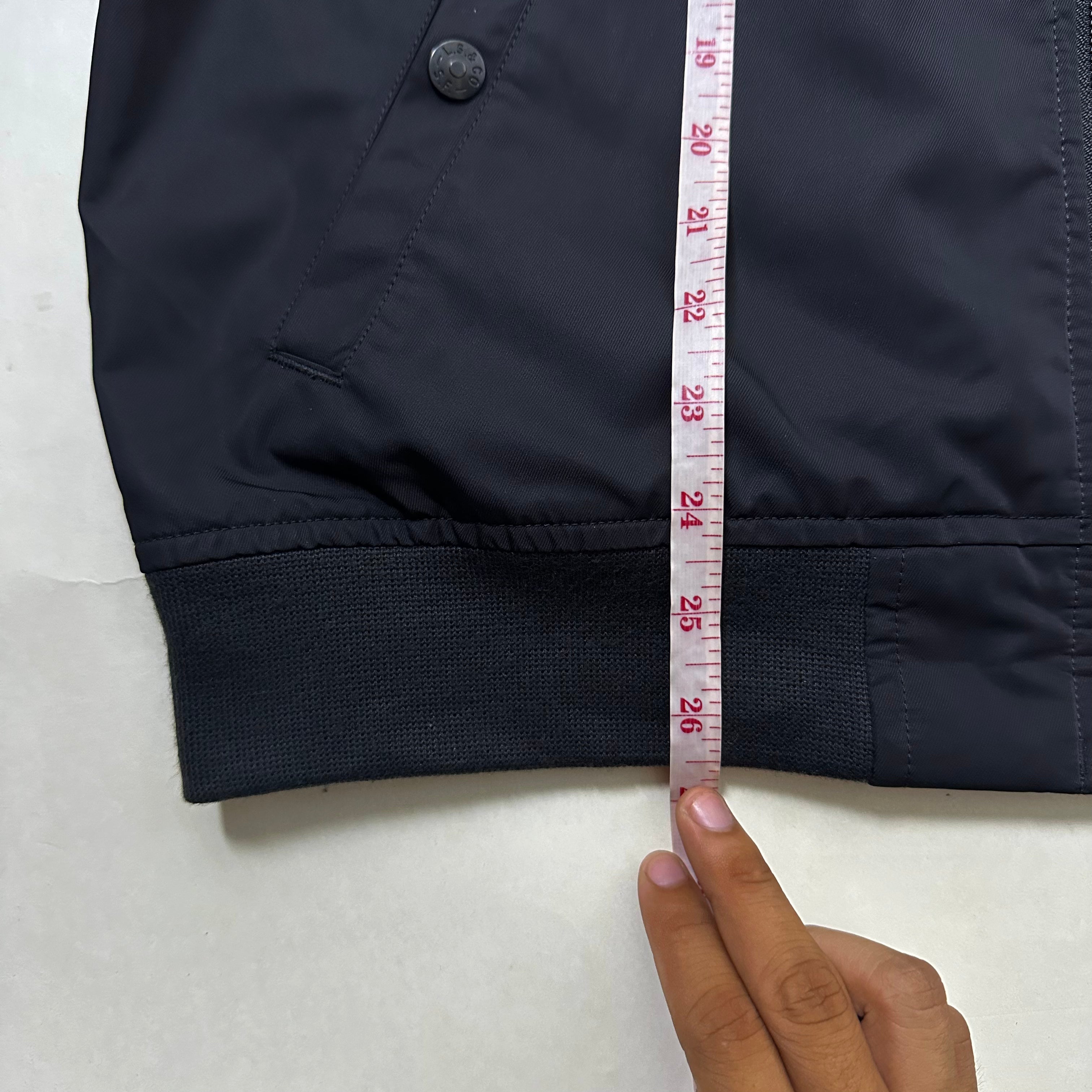 Levis Mens Bomber Jacket Black Size Medium