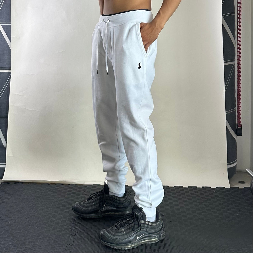 Ralph Lauren Jogger Sweatpants in White ( Size 30-33 )