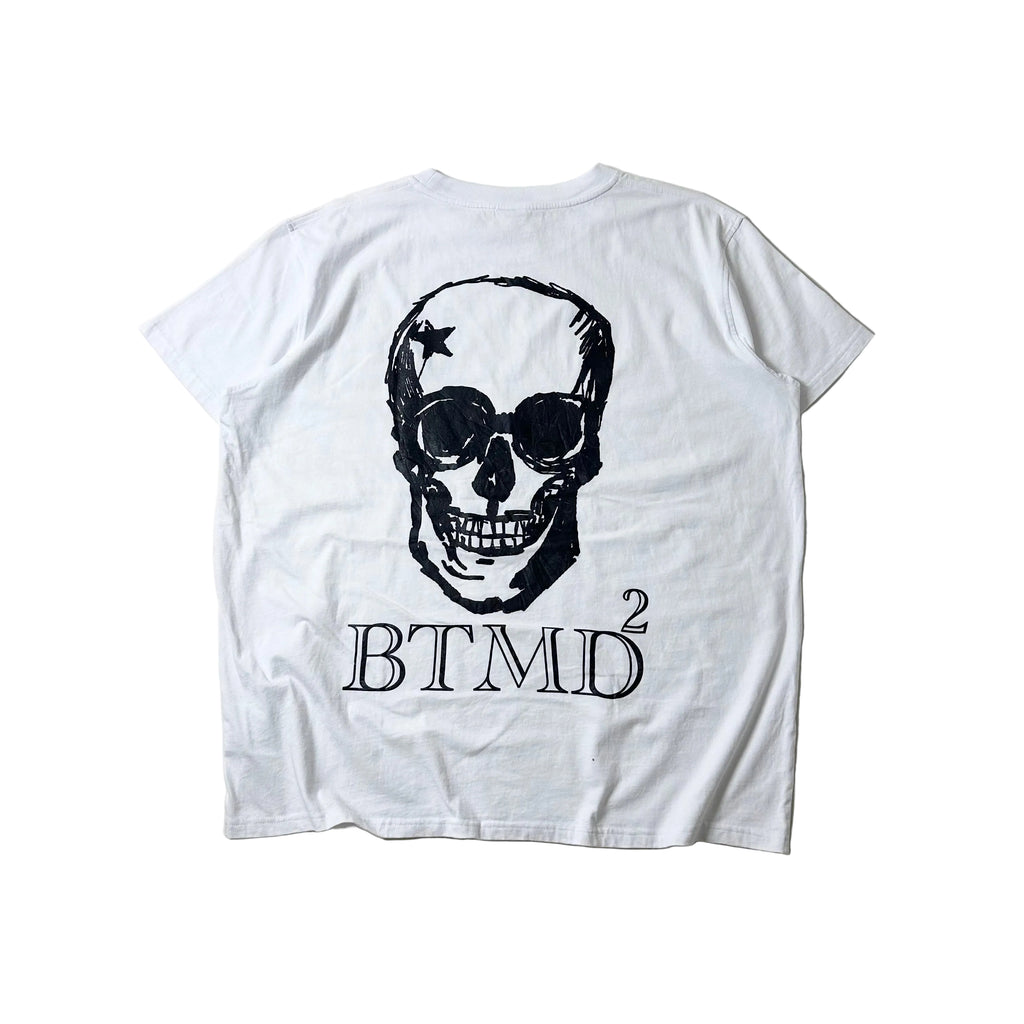 BTMD2 Graphic Skull T-Shirt in White (Size XL)