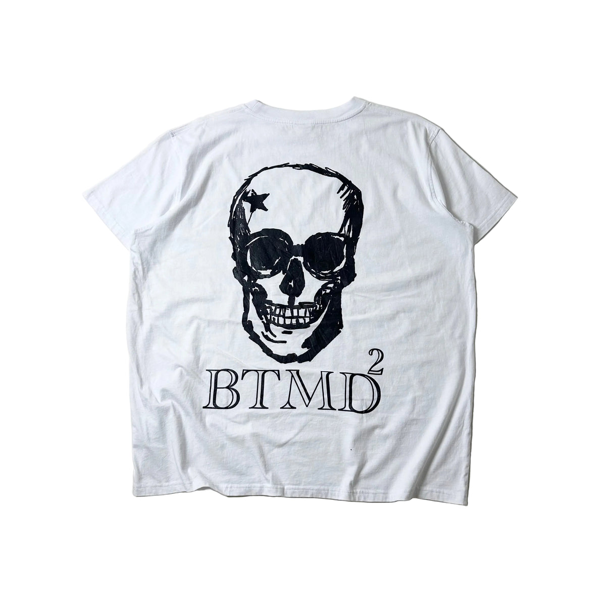 BTMD2 Graphic Skull T-Shirt in White (Size XL)