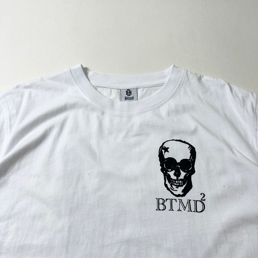 BTMD2 Graphic Skull T-Shirt in White (Size XL)