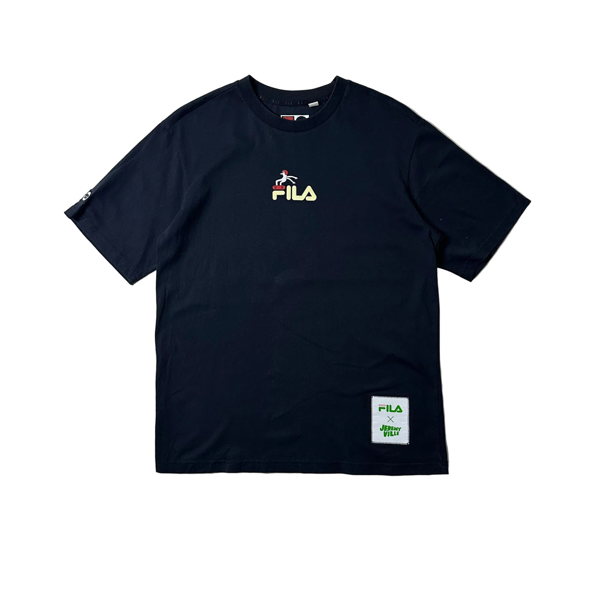 FILA x Jeremy Ville T-Shirt in Navy Blue (Size Medium)