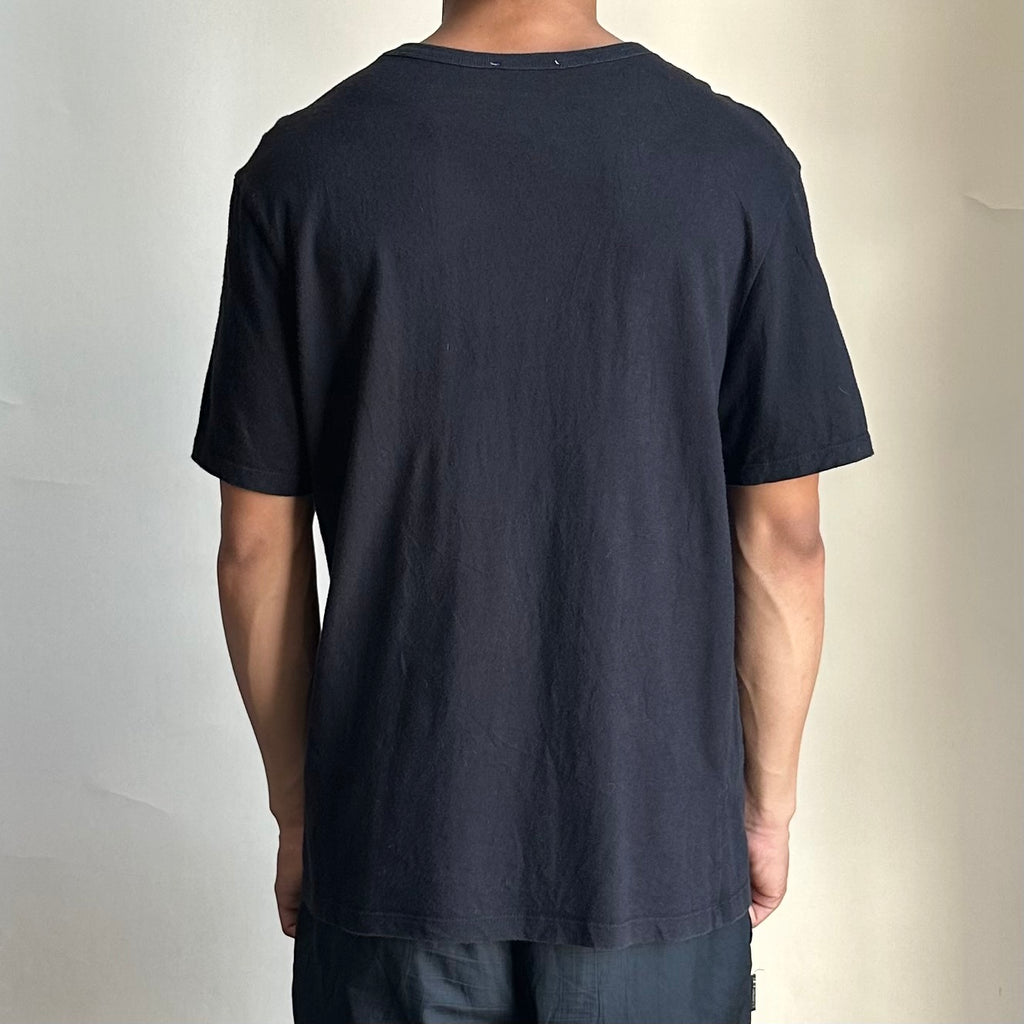 Maison Kitsune Fox Head Patch T-Shirt in Black ( Size Medium )