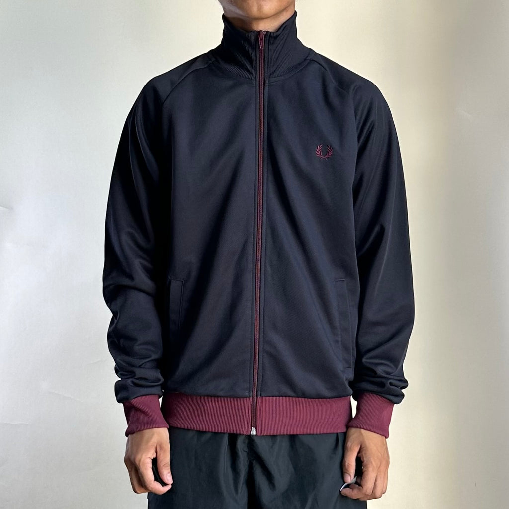 Fred Perry Track Jacket in Navy ( Size Medium )