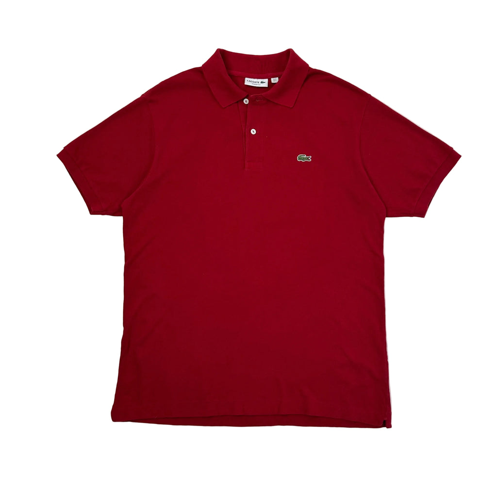 Lacoste Classic Fit Polo Shirt in Red ( Size Large )