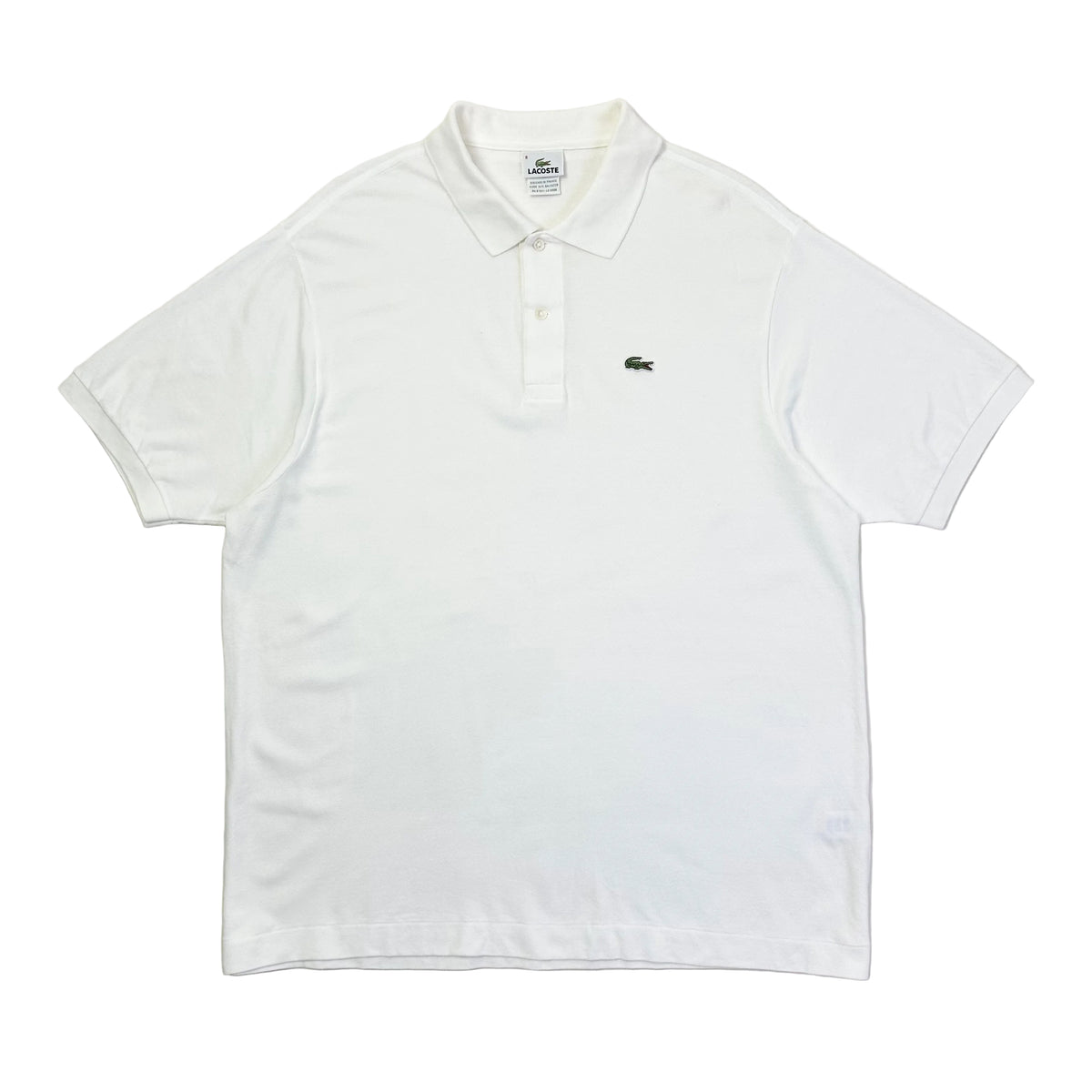 Lacoste Classic Fit Polo Shirt in White ( Size XL ) — SOLD