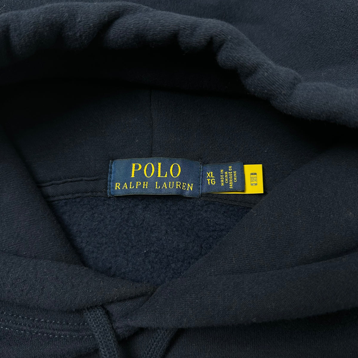 Ralph Lauren Polo Bear Fleece Hoodie Jacket in Navy Blue ( Size XL )