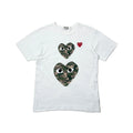 PLAY CDG Camo Heart T-Shirt in White ( Size Medium ) — SOLD