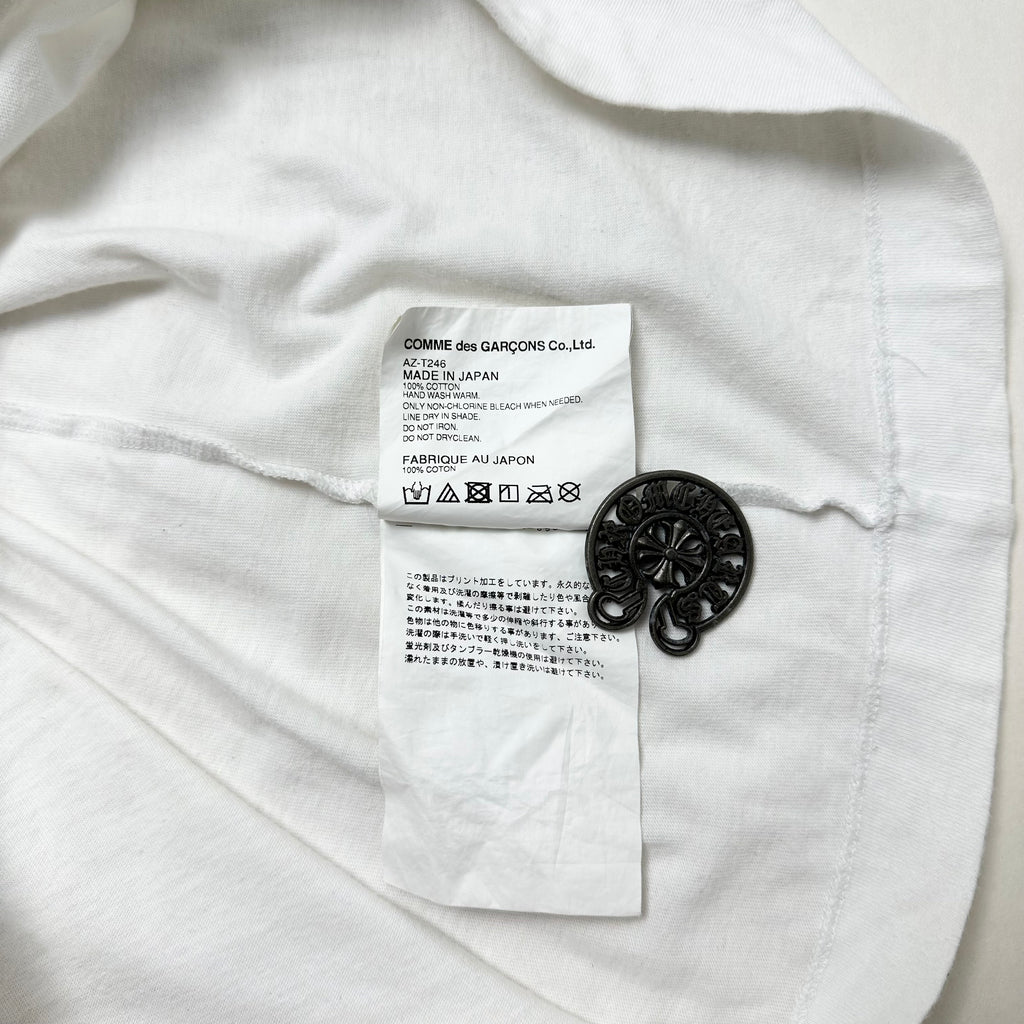 PLAY CDG Camo Heart T-Shirt in White ( Size Medium ) — SOLD
