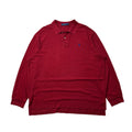 Ralph Lauren Long Sleeve Polo Shirt in Wine Red ( Size 2XL )