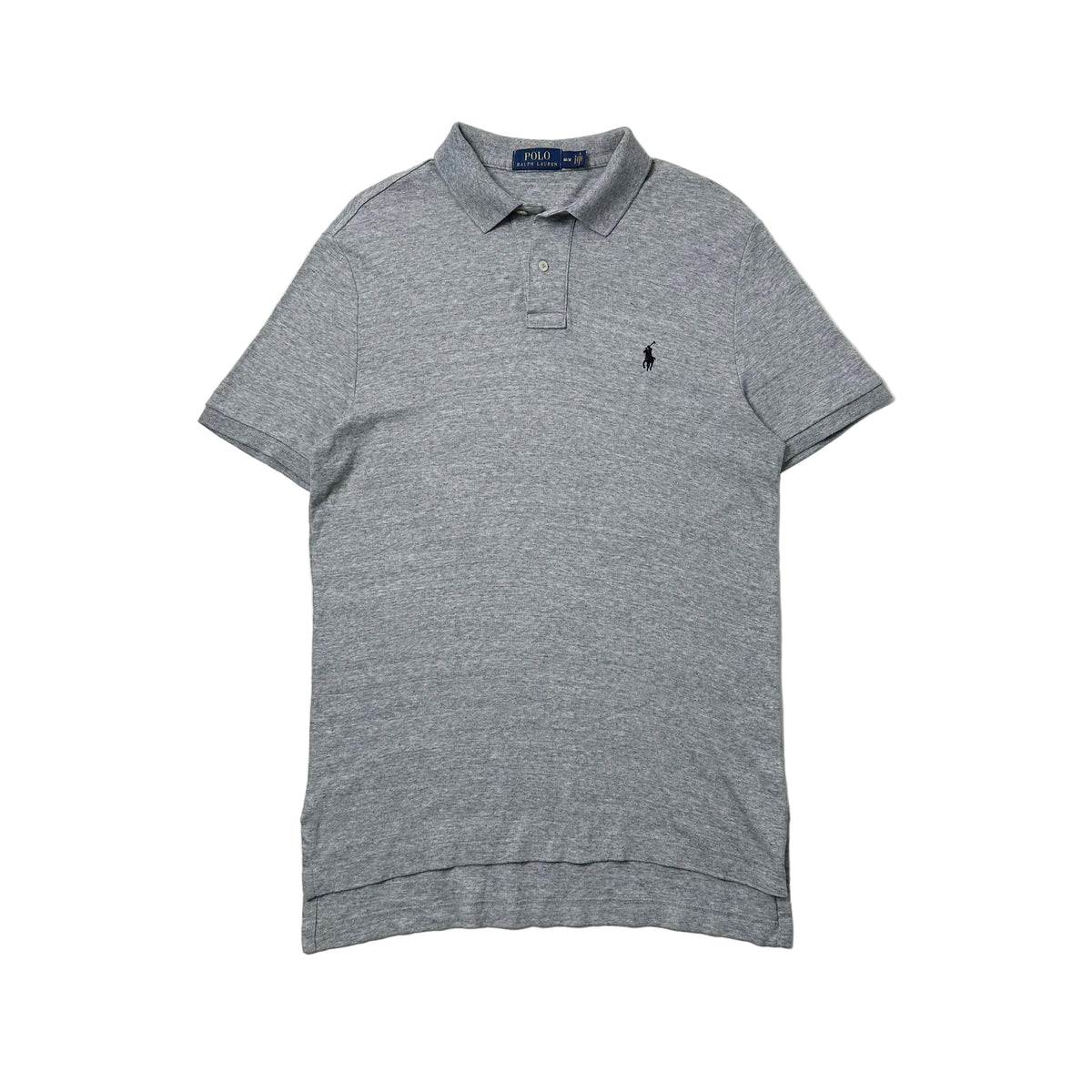 Ralph Lauren Custom Fit Polo Shirt in Heather Gray ( Size Medium )