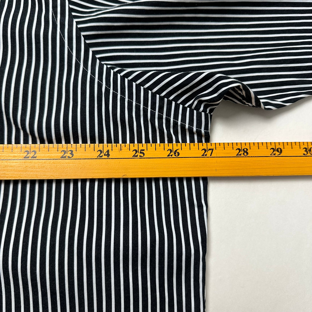 Ralph Lauren Button-up Shirt Long-Sleeve Striped in Black ( Size 2XL )