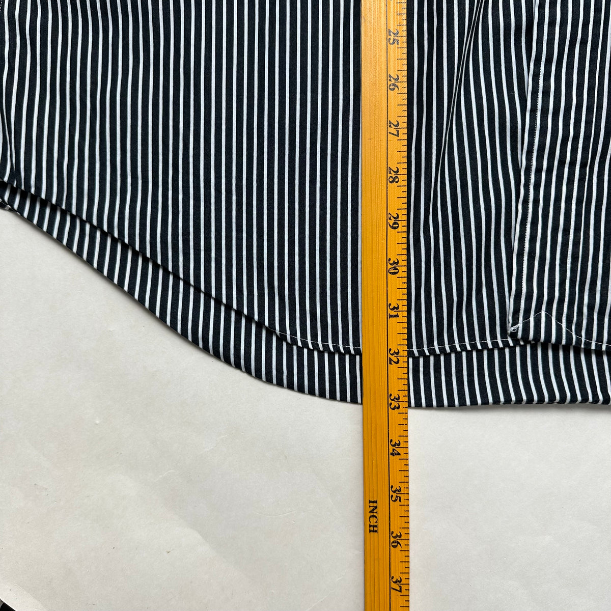 Ralph Lauren Button-up Shirt Long-Sleeve Striped in Black ( Size 2XL )