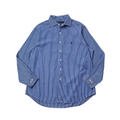Ralph Lauren Button-up Shirt Long-Sleeve Striped in Blue ( Size 2XL )
