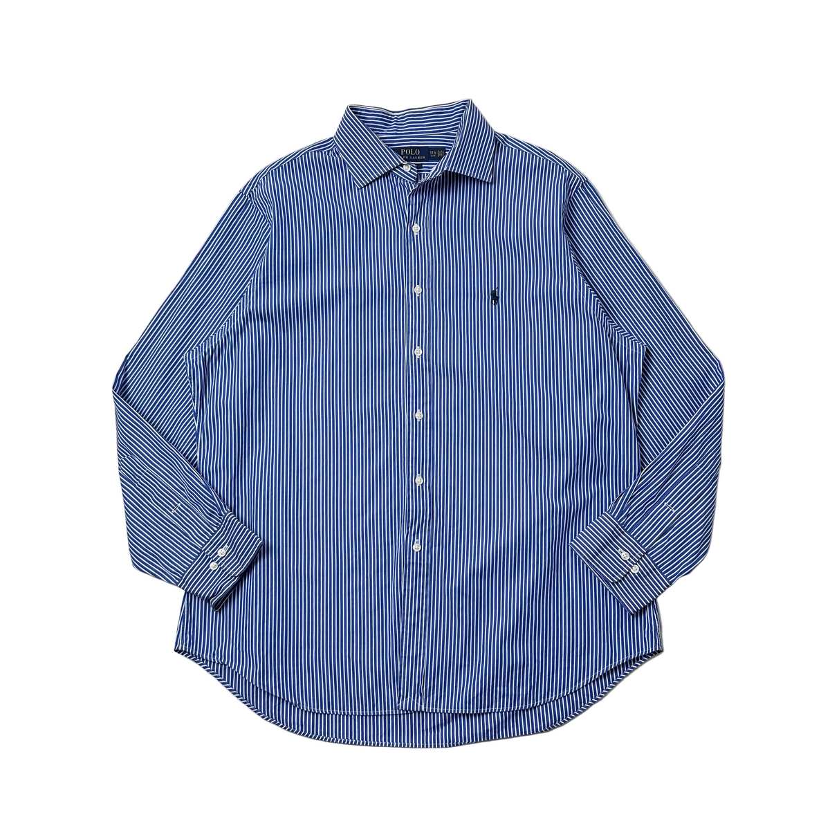 Ralph Lauren Button-up Shirt Long-Sleeve Striped in Blue ( Size 2XL )