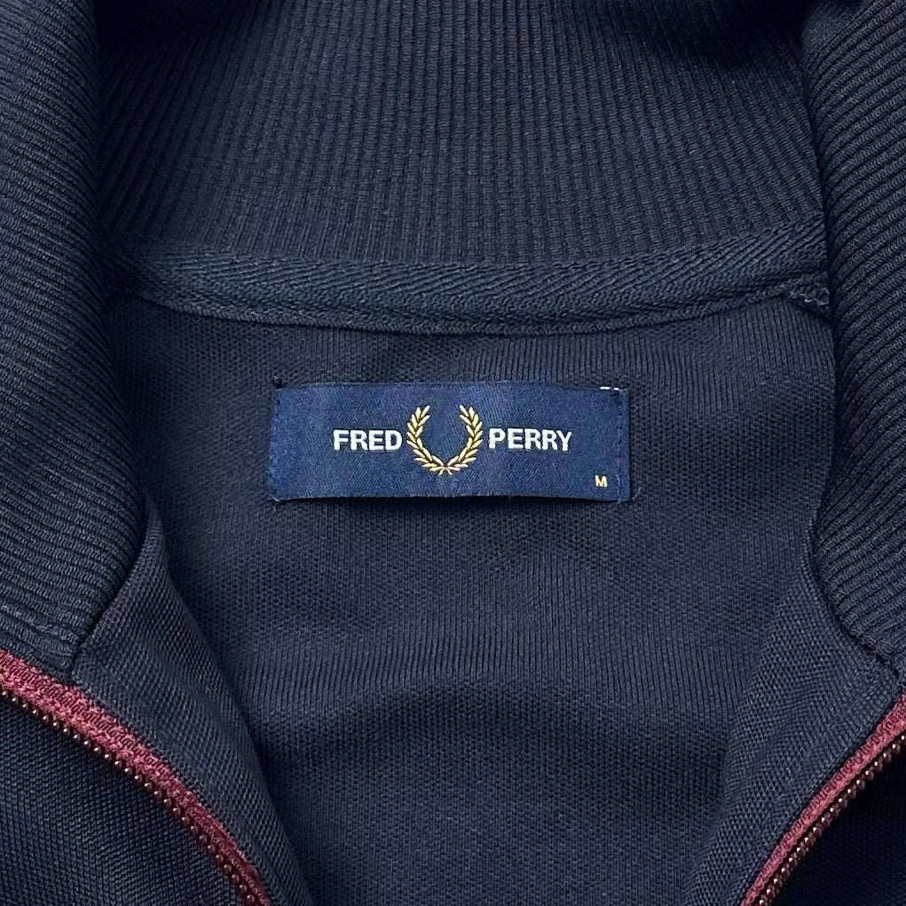 Fred Perry Track Jacket in Navy ( Size Medium )