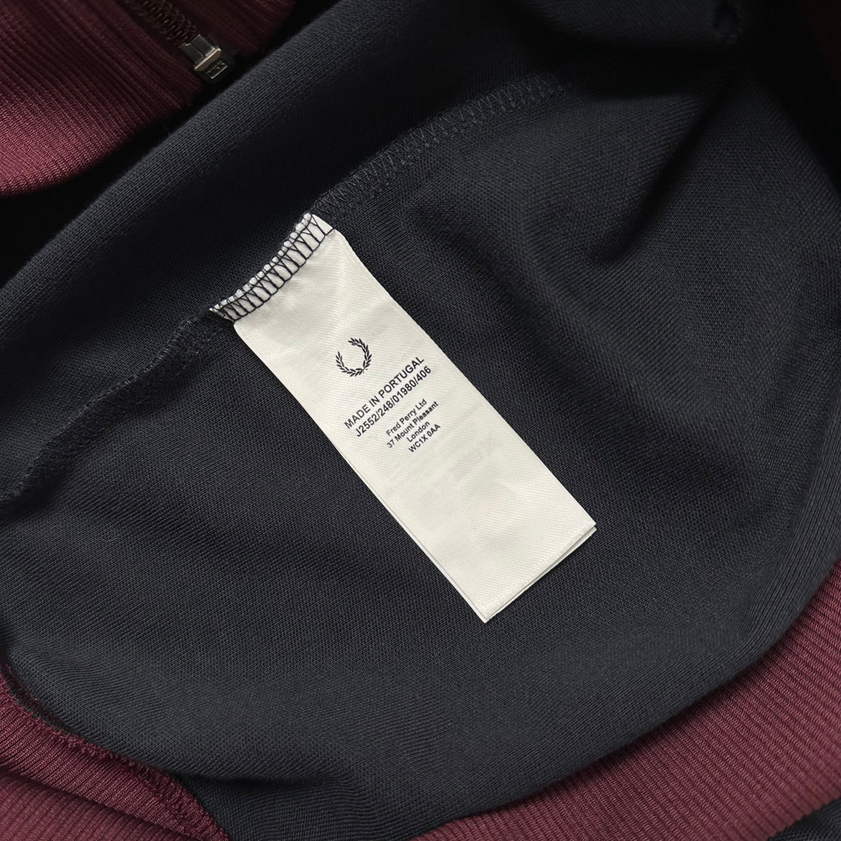 Fred Perry Track Jacket in Navy ( Size Medium )