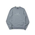 Fred Perry Crew Neck Sweatshirt in Gray Size Small ( Fits Medium )