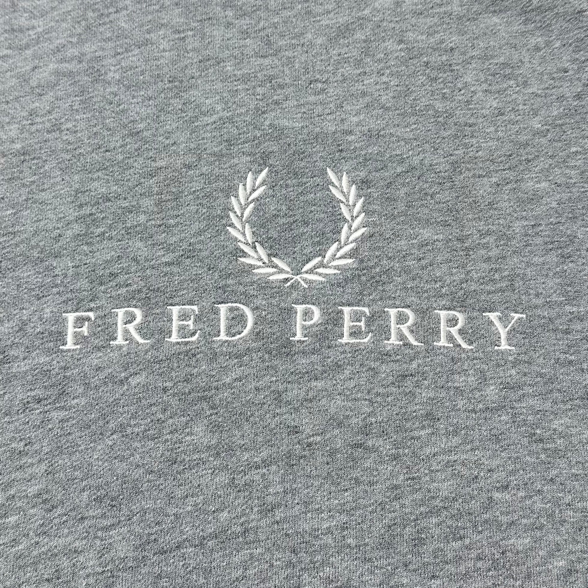 Fred Perry Crew Neck Sweatshirt in Gray Size Small ( Fits Medium )