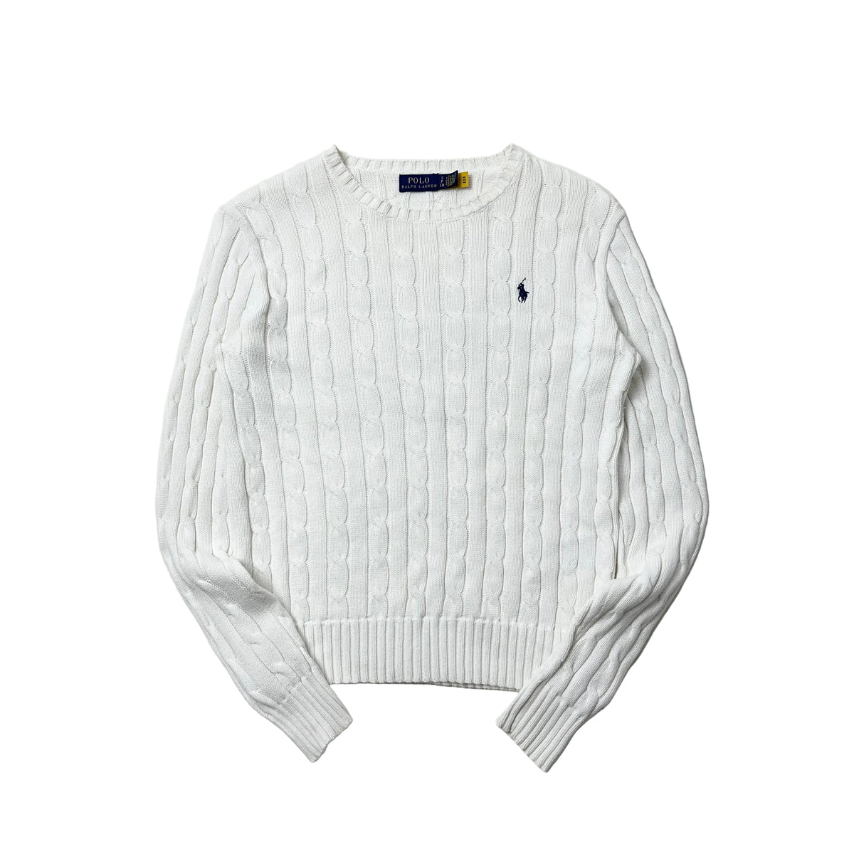 Ralph Lauren Cable-knit Women’s Sweater in White ( Size Small )