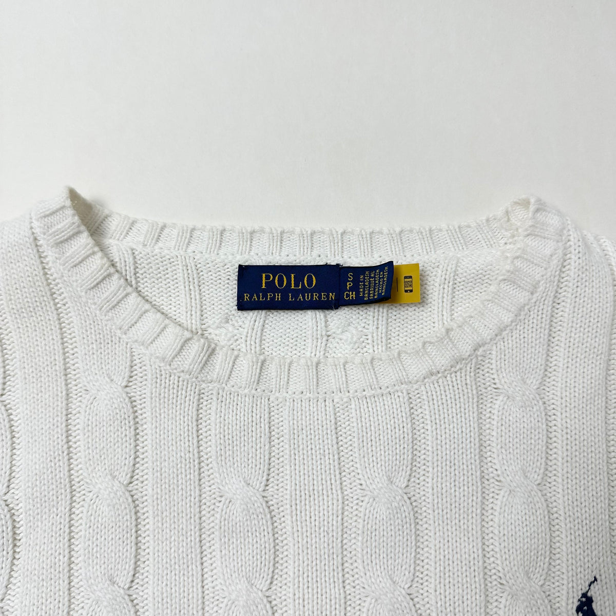 Ralph Lauren Cable-knit Women’s Sweater in White ( Size Small )