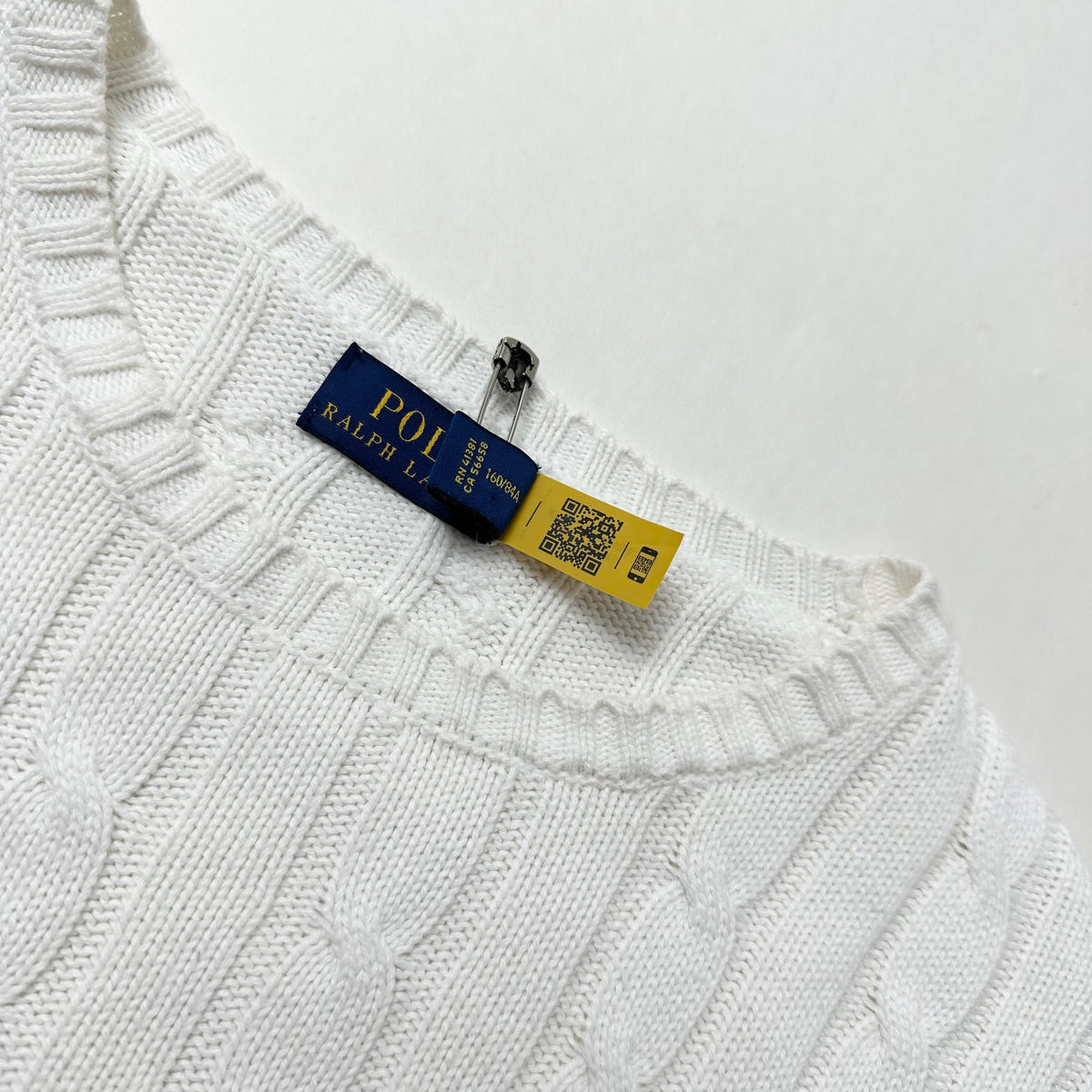 Ralph Lauren Cable-knit Women’s Sweater in White ( Size Small )
