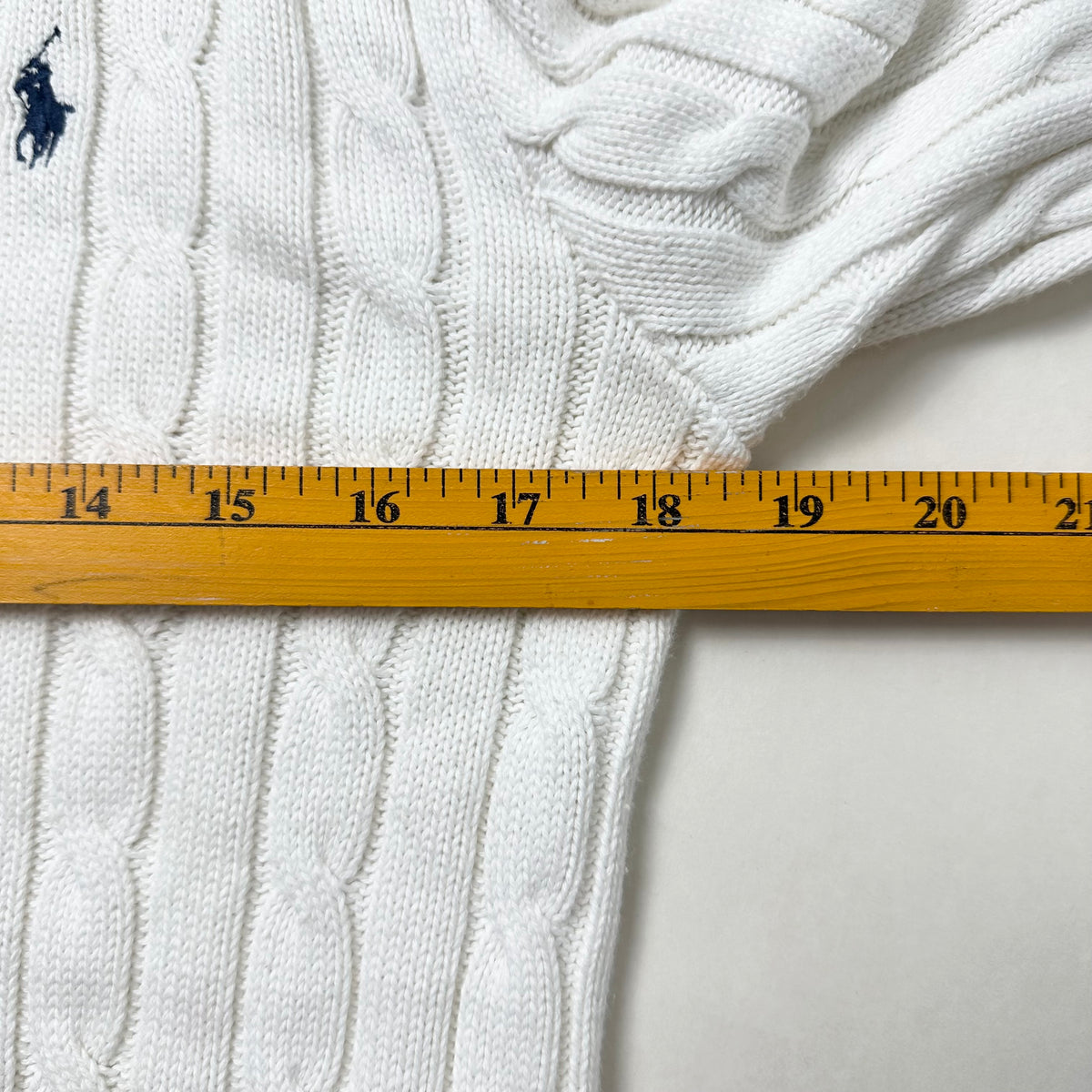 Ralph Lauren Cable-knit Women’s Sweater in White ( Size Small )