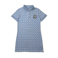 MLB New York Yankees Monogram Polo Dress in Light Blue ( Size Medium )