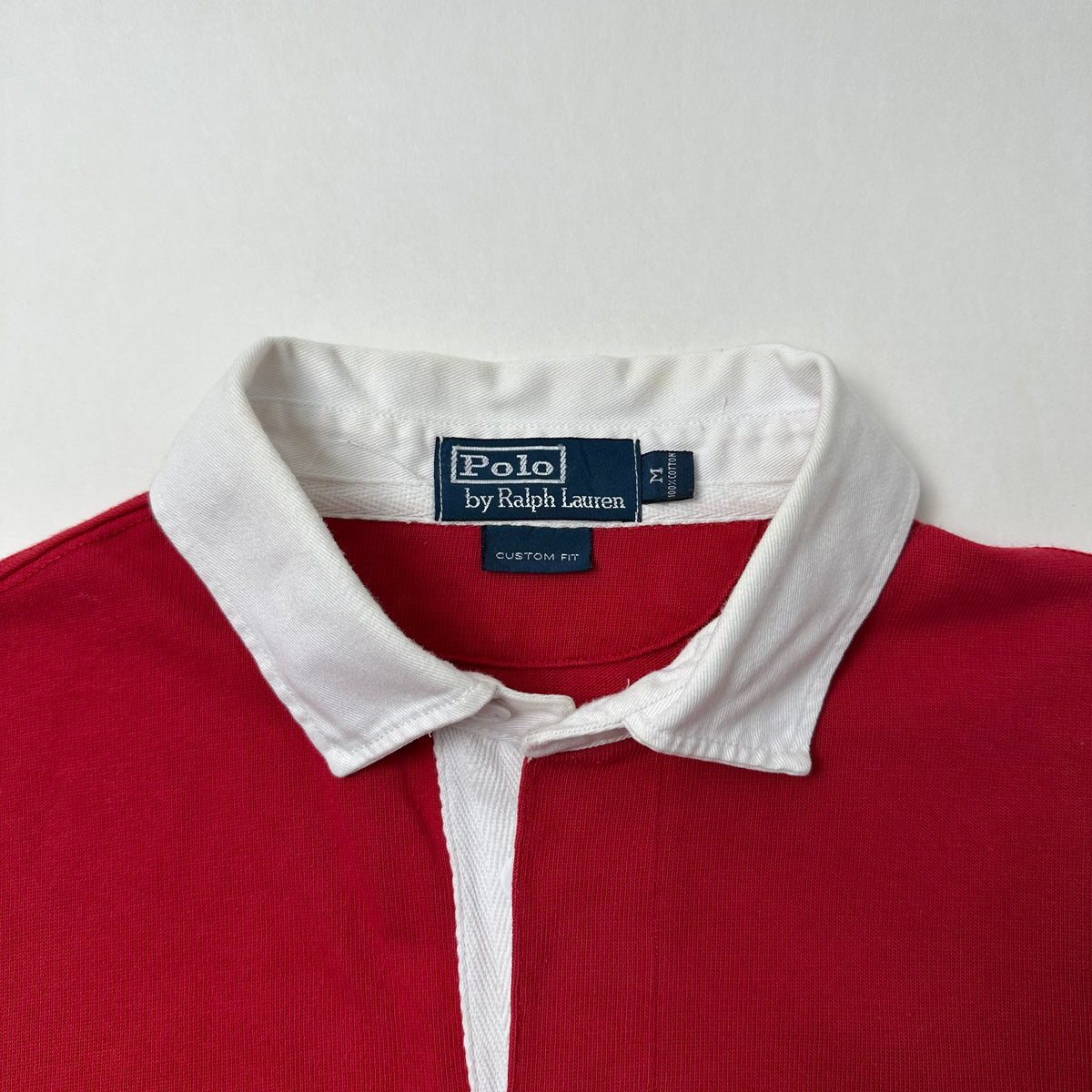 Ralph Lauren Rugby Polo Shirt in Red Size Medium ( Fits Large )