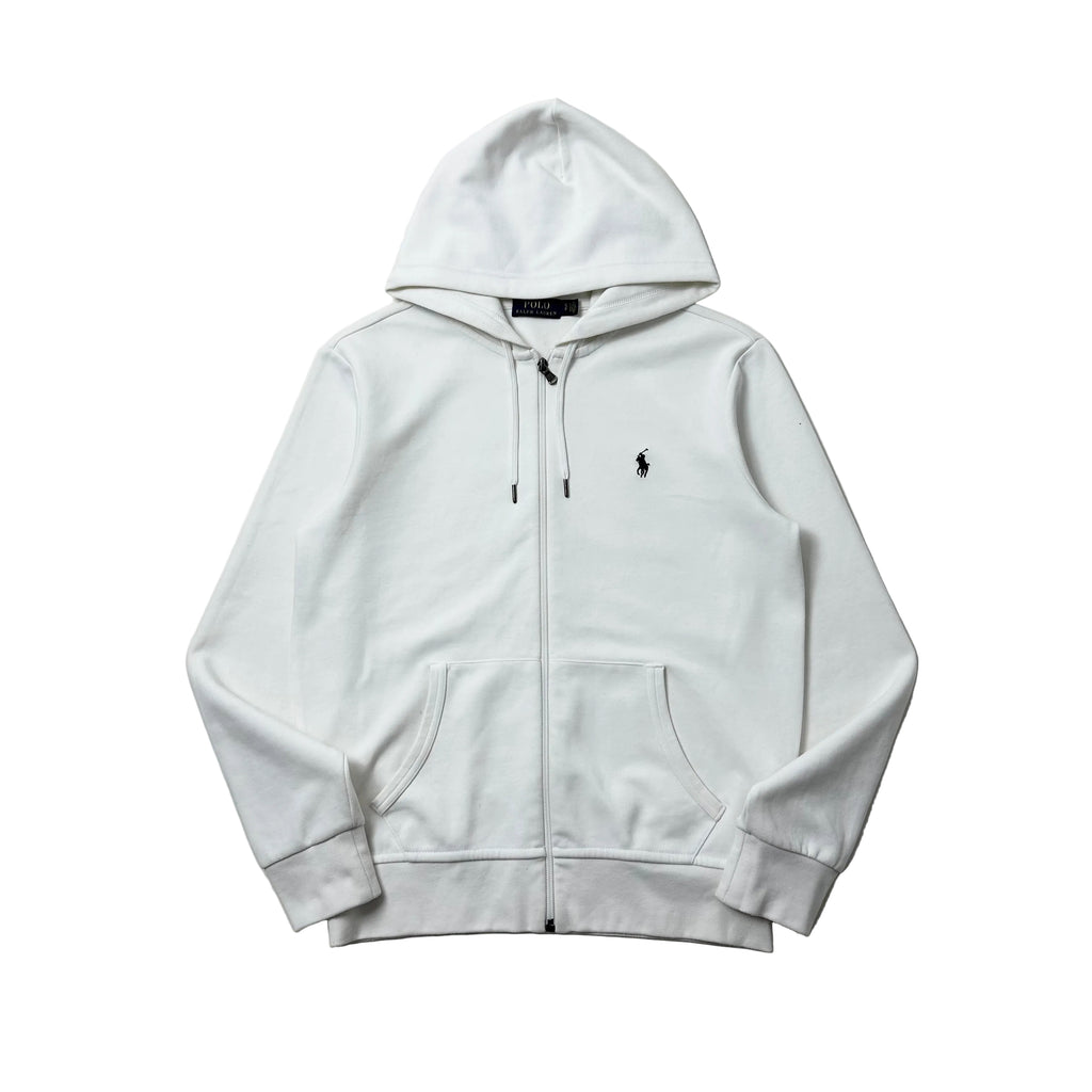 Ralph Lauren Full-zip Hoodie Jacket in White Size Small ( Fits Medium )