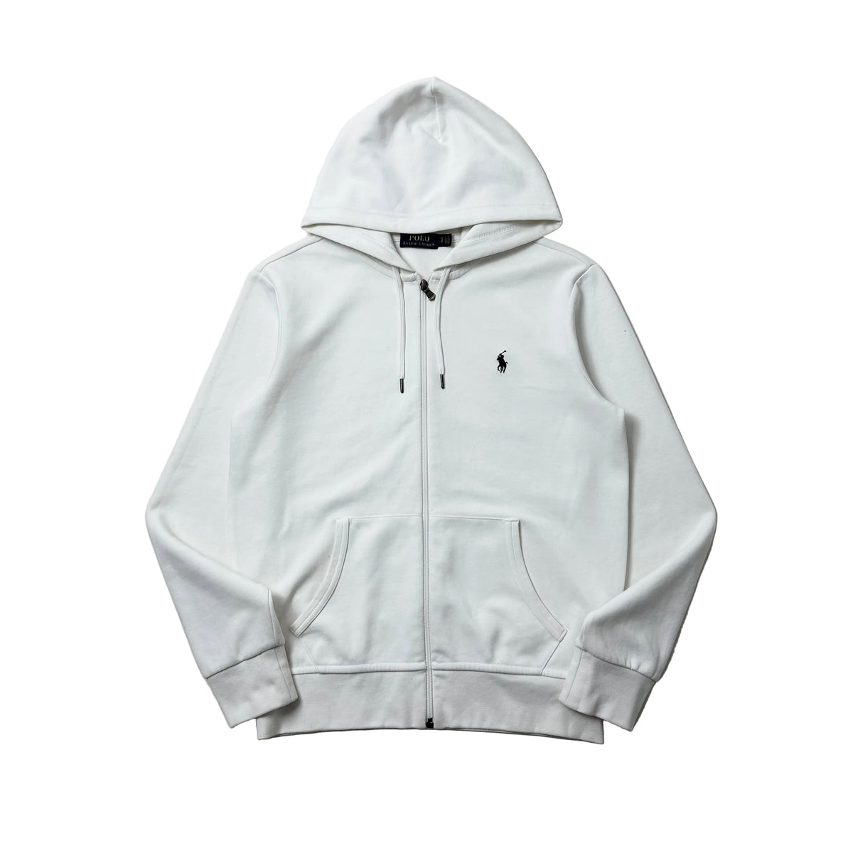 Ralph Lauren Full-zip Hoodie Jacket in White Size Small ( Fits Medium )