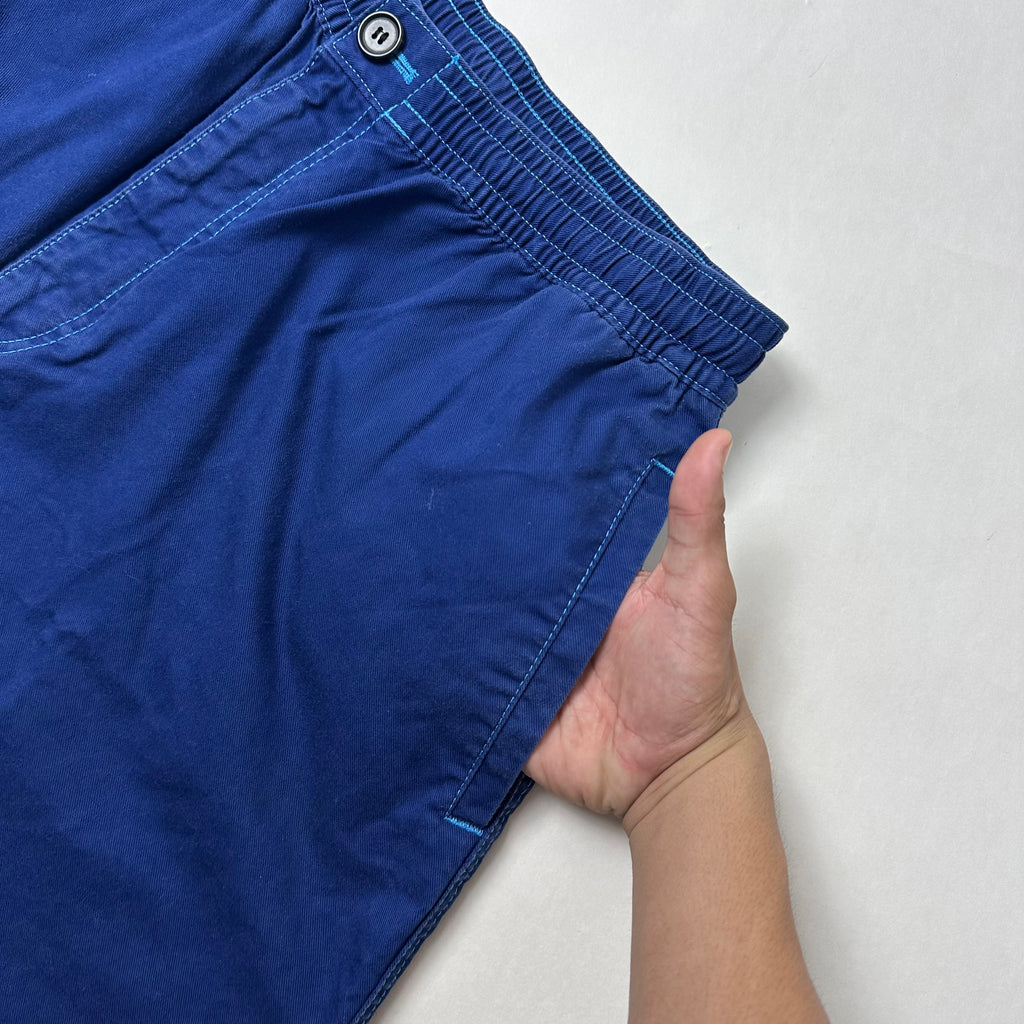 Uniqlo x Marni Baggy Shorts Cotton Twill in Cobalt Blue ( Size 30-36 )