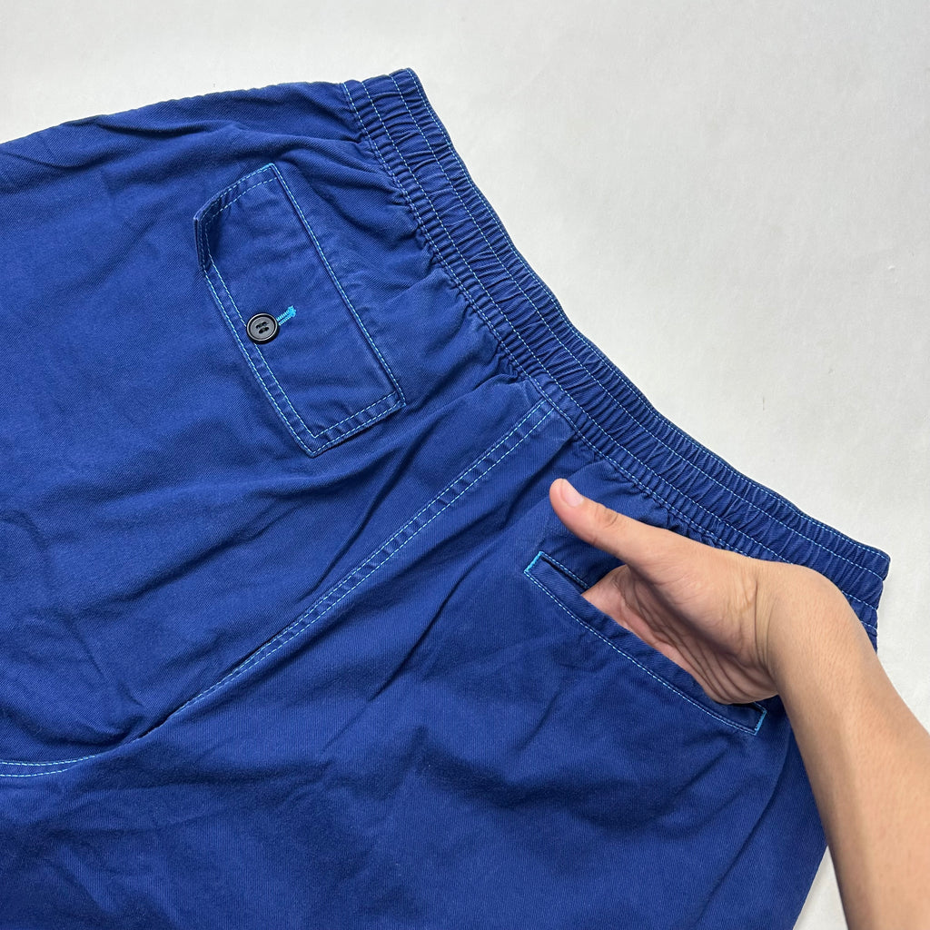 Uniqlo x Marni Baggy Shorts Cotton Twill in Cobalt Blue ( Size 30-36 )