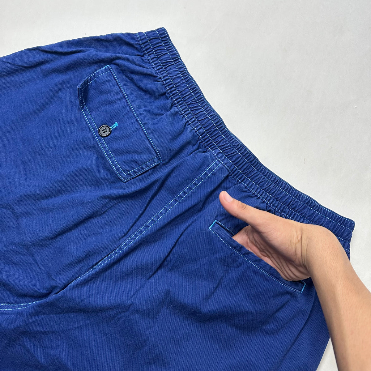 Uniqlo x Marni Baggy Shorts Cotton Twill in Cobalt Blue ( Size 30-36 )