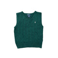 Ralph Lauren Cable Knit Vest in Green for Kids (Size 4T) 4 years old