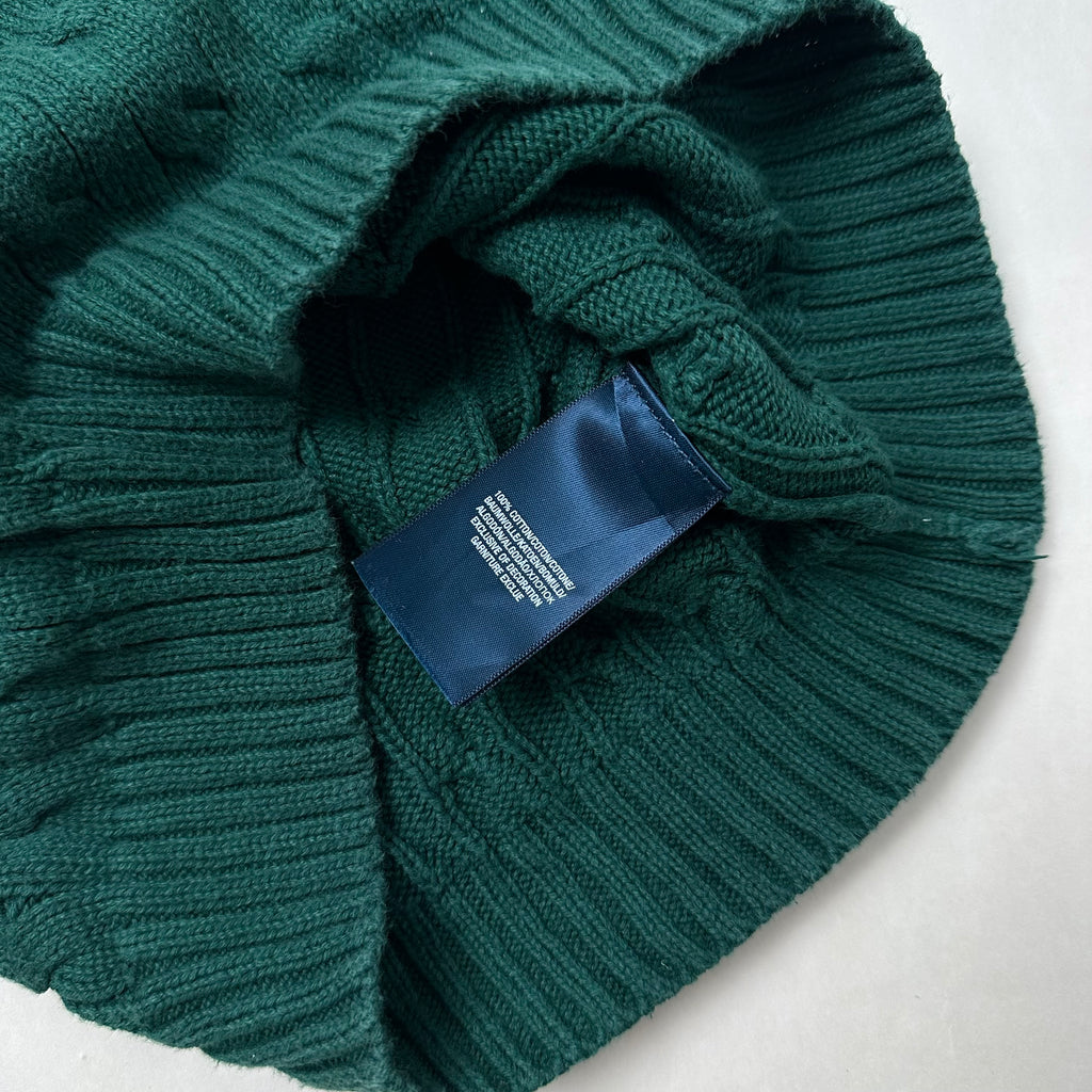 Ralph Lauren Cable Knit Vest in Green for Kids (Size 4T) 4 years old