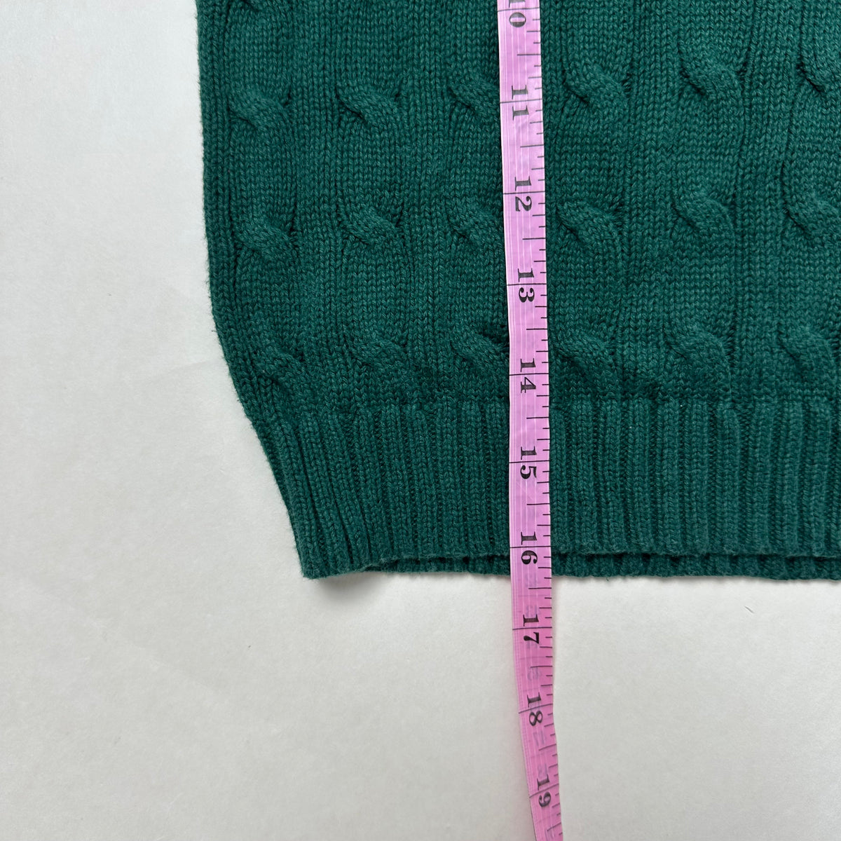 Ralph Lauren Cable Knit Vest in Green for Kids (Size 4T) 4 years old