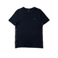 HUGO BOSS Side Tape Logo T-Shirt in Black ( Size Medium )