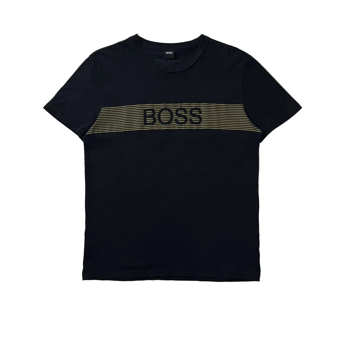 HUGO BOSS T-Shirt in Black ( Size Large )