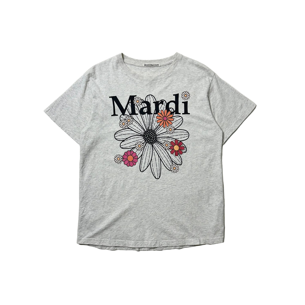 Mardi Mercredi T-Shirt Flowermardi Blossom in Gray ( One Size )